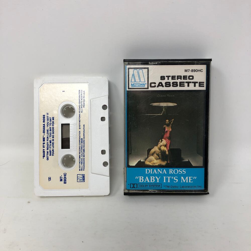 Diana Ross - Baby It’s Me Cassette Tape Motown 1977 M7-890-HC
